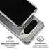 Brushed Steel Texture Pixel 9/9 Pro Clear Case